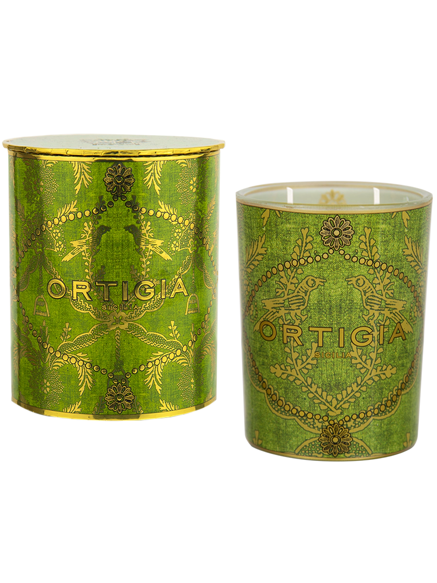 Lime Candle Decorated Medium 380g